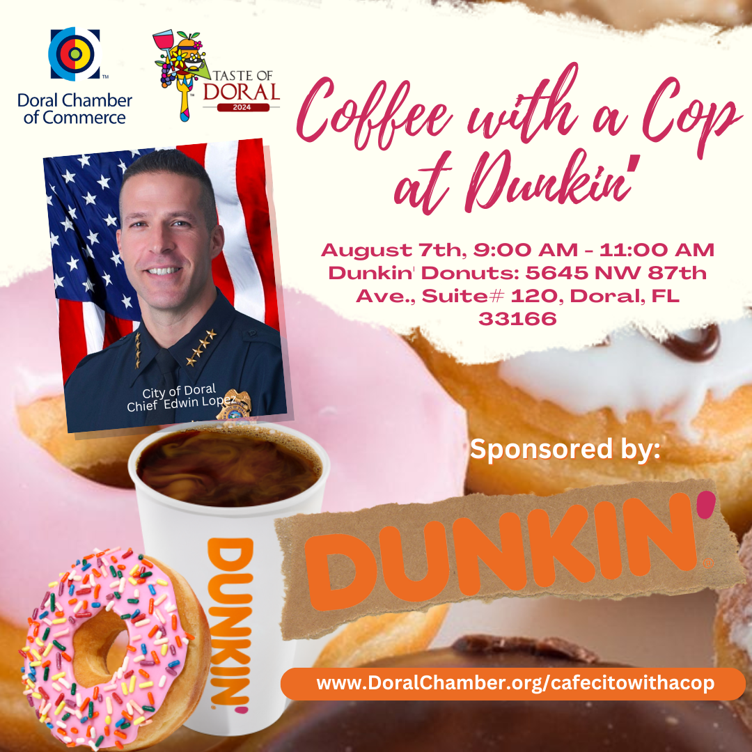 Coffee with a Cop at Dunkin’!