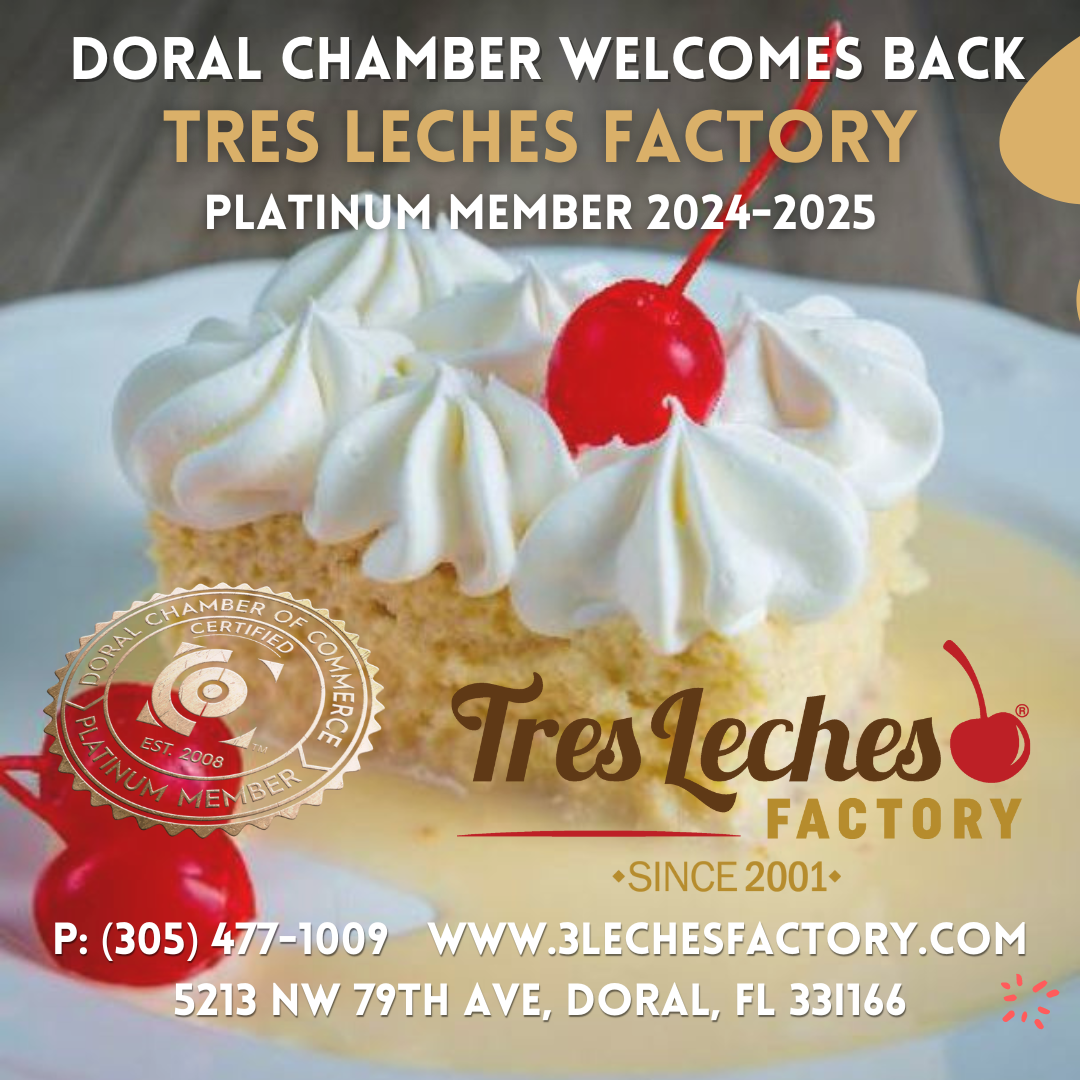 Tres Leches Factory Welcome Back Banner